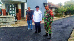 Jalan Desa di Podomoro, Pringsewu, Diperbaiki dengan Dana Desa