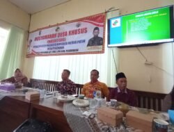 DESA PEKONDOH GELAR MUSDESSUS PEMBENTUKAN KOPERASI MERAH PUTIH SEBAGAI LANGKAH PENGUATAN EKONOMI MASYARAKAT