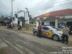 Polsek Kedondong Perkuat Keamanan Wilayah dengan Patroli Proaktif Cegah Kejahatan