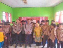 Polsek Kedondong Edukasi Pelajar tentang Tata Tertib Lalu Lintas dan Bahaya Narkoba