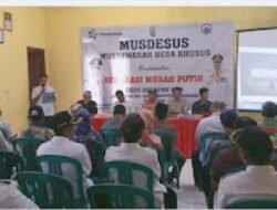 PEMERINTAHAN DESA, HARAPAN JAYA, Kecamatan way Ratai Menggelar MUSYAWARAH DESA KHUSUS (MUSDESSUS)Pembentukan Koprasi Desa Merah Putih dan Penetapan Program Ketahanan Pangan.