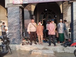 Polsek Kedondong Amankan Ibadah Sholat Idul Adha 1446 H, Ratusan Warga Khusyuk Beribadah di Masjid dan Lapangan