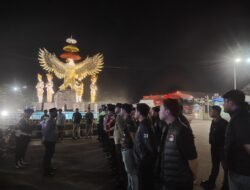 Polres Pesawaran Gelar KRYD di Tugu Pengantin, Pastikan Keamanan dan Kelancaran Lalu Lintas di Malam Akhir Pekan