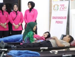 Donor Darah Warnai Hari Bhayangkara ke-79, Polres Pesawaran Tunjukkan Kepedulian Nyata untuk Masyarakat