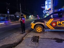 Pastikan Kamtibmas Kondusif, Samapta Polres Pesawaran Intensifkan Patroli Malam Hari