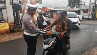 Tingkatkan disiplin dan kesadaran masyarakat, Sat Lantas Pesawaran Edukasi tertib berlalu lintas
