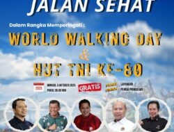 Pringsewu Catat Sejarah: Ribuan Warga Ikuti Jalan Sehat Hari Berjalan Sedunia