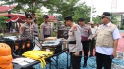 *Hadapi Ancaman Bencana Hidrometeorologi dan La Nina, Polres Pesawaran Gelar Apel Kesiapan Gabungan Lintas Sektoral*