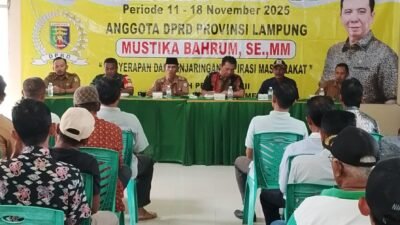 Mustika Bahrun Serap Aspirasi Warga dalam Reses di Pekon Pare Rejo dan Gading Rejo, Pringsewu