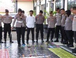 *Polres Pesawaran Gelar Tactical Floor Game (TFG) Matangkan Pengamanan Operasi Lilin Krakatau 2025*