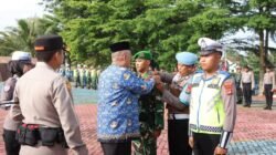 Sinergi Polres Pesawaran dan Pemerintah Daerah dalam Apel Gelar Pasukan Operasi Lilin Krakatau 2025