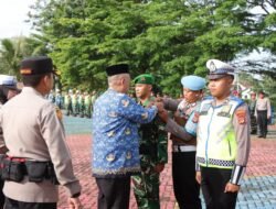 Sinergi Polres Pesawaran dan Pemerintah Daerah dalam Apel Gelar Pasukan Operasi Lilin Krakatau 2025