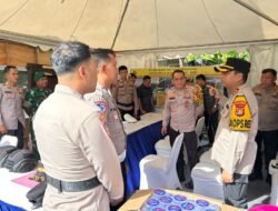 Pastikan Kesiapsiagaan Personel di Jalur Pesisir, Kapolres Pesawaran Pimpin Pengecekan Pos Pengamanan Operasi Lilin Krakatau 2025