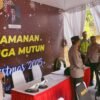 Kapolres Pesawaran Pantau Kesiapan Pos Pengamanan Simpang Tiga Mutun Menjelang Operasi Lilin Krakatau 2025