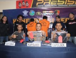 *Polres Pringsewu Amankan Dua Tersangka Kasus Pembunuhan di Lapo Tuak*