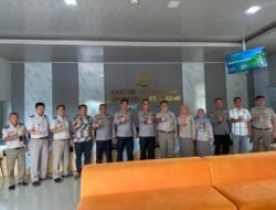 Perkuat Kolaborasi Lintas Lembaga, Kapolres Pesawaran Sambangi PN Gedong Tataan dan ATR/BPN