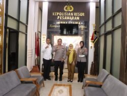 Perkuat Sinergitas Forkopimda, Kapolres Pesawaran Terima Kunjungan Bupati Pesawaran