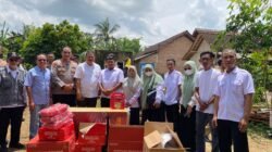 Wujud Kepedulian, Kapolres Pesawaran Tinjau Langsung Korban Puting Beliung di Tegineneng