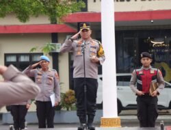 Kapolres Pesawaran Tekankan Disiplin dan Pengawasan Melekat, Ingatkan Personel Bijak Bermedia Sosial dan Waspada Penipuan Online Saat Apel Pagi
