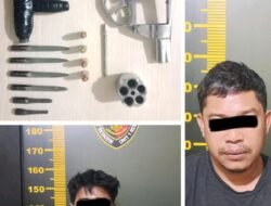 Tak Berkutik Saat Dikejar, Pembawa Senpi Rakitan dan Amunisi Aktif Diamankan Tekab 308 Presisi Polres Pesawaran