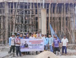 Peduli Kampung Halaman, Ny. Linda Hendy Antariksa Salurkan Bantuan Material untuk Pembangunan Masjid Jami’ An-Nur di Pesawaran