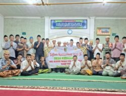 Pererat Sinergi dan Silaturahmi Ramadan, Bhabinkamtibmas Polsek Gedong Tataan Hadiri Safari Ramadan di Desa Kebagusan