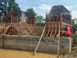 Proyek Jembatan Miliaran di Pringsewu Diduga Tidak Sesuai Spesifikasi, Wartawan Diancam Pakai Gergaji