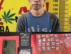 Satres Narkoba Polres Pesawaran Ringkus Terduga Pengedar Sabu di Way Lima, Puluhan Plastik Klip Berhasil Disita