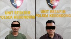 Manfaatkan Kelengahan Korban Saat Tertidur, Dua Pelaku Tindak Pidana Pencurian Ponsel diringkus Tekab 308 Polsek Kedondong