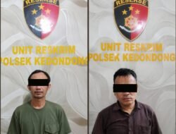 Manfaatkan Kelengahan Korban Saat Tertidur, Dua Pelaku Tindak Pidana Pencurian Ponsel diringkus Tekab 308 Polsek Kedondong