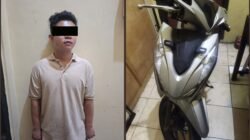 Gondol Honda Beat Modus Terekam CCTV, Pelaku Curat Tegineneng Diringkus Tekab 308 Polsek Tegineneng