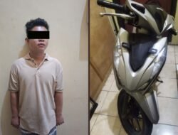 Gondol Honda Beat Modus Terekam CCTV, Pelaku Curat Tegineneng Diringkus Tekab 308 Polsek Tegineneng