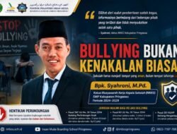 Ketua MKKS Pringsewu: Bullying Tidak Dibenarkan di Lingkungan Pendidikan