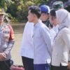 Kapolda Lampung Monitoring Pengamanan Kunjungan Kerja Wakil Presiden RI di Lampung Timur