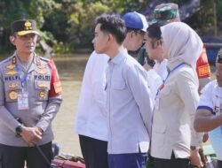 Kapolda Lampung Monitoring Pengamanan Kunjungan Kerja Wakil Presiden RI di Lampung Timur