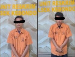 Manfaatkan Kelengahan Saat Acara Warga, Pelaku Pencurian HP dan Penadah di Way Khilau Digulung Tekab 308 Polsek Kedondong